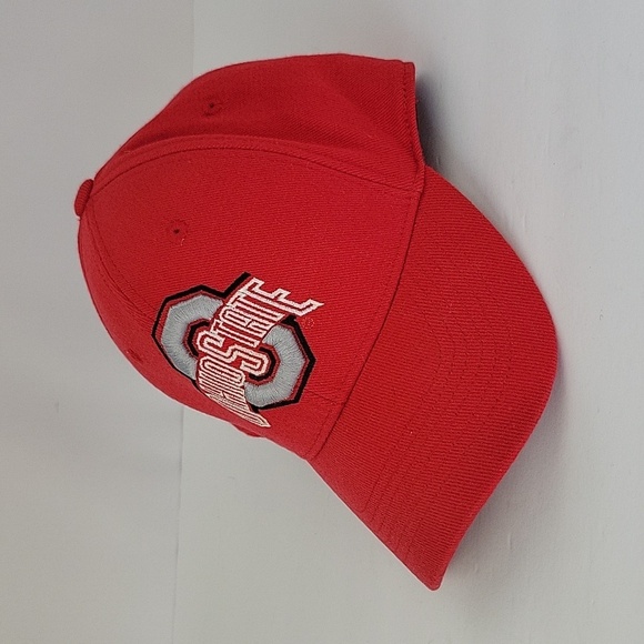 Ohio State University Ballcap Red w/ Gray, White & Black Embroidered Logo - Picture 3 of 9